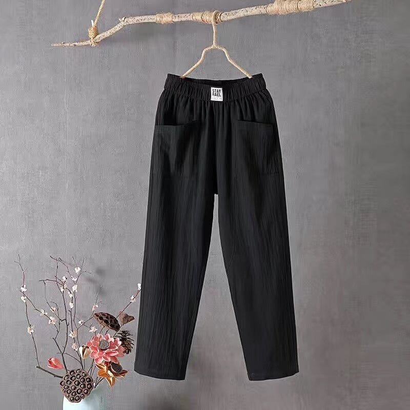 HarborLuxe - Breathable Linen Trousers