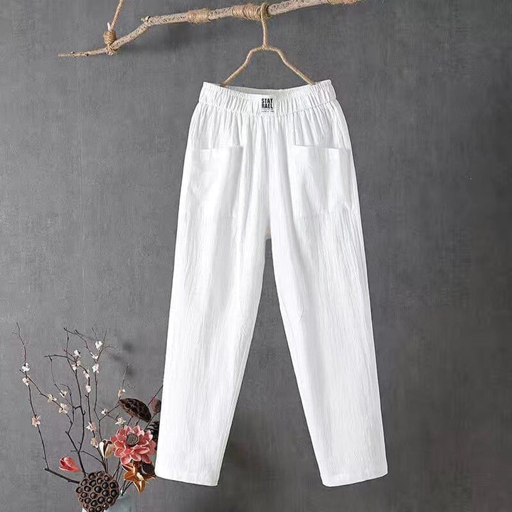 HarborLuxe - Breathable Linen Trousers