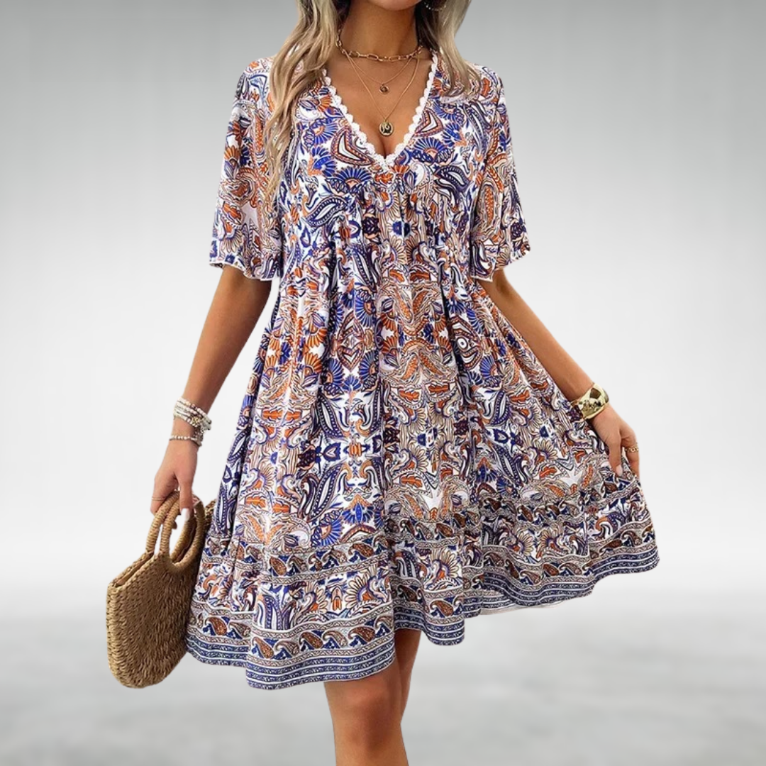 Botanical Charm - Light & Airy Dress