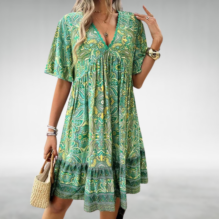 Botanical Charm - Light & Airy Dress