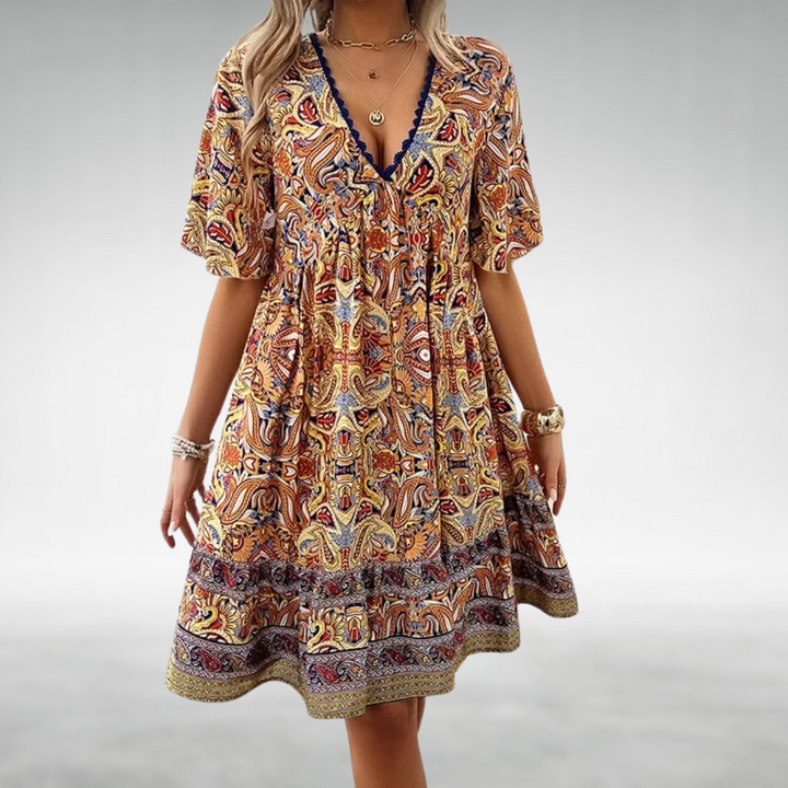 Botanical Charm - Light & Airy Dress