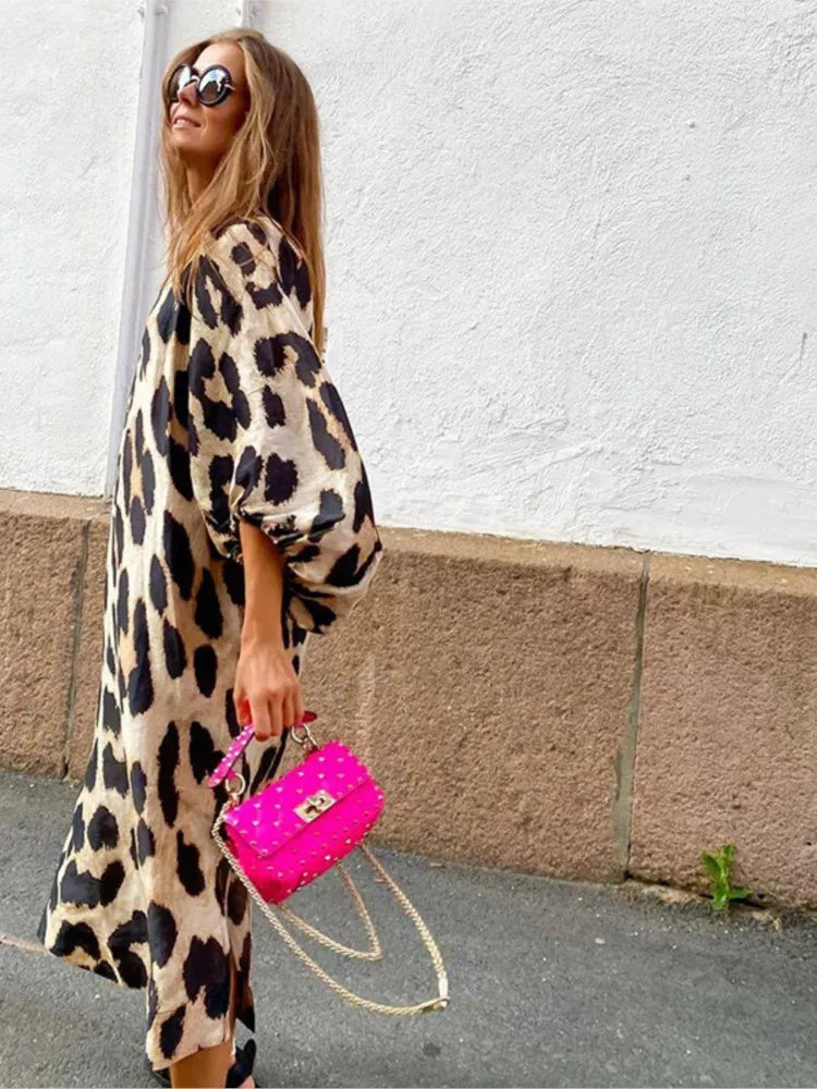 Wild Essence - Leopard Print Maxi