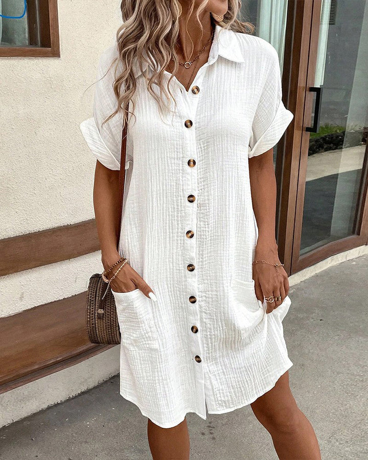 Summer Stroll - Breezy Polo Dress