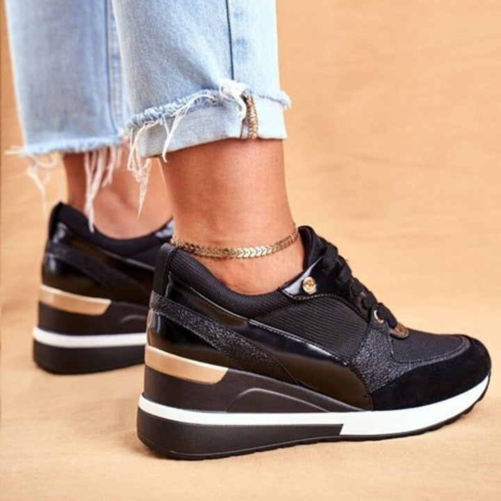 RadiantStride - Sleek Statement Sneakers