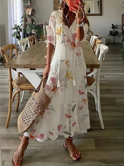 Ocean Whisper - Relaxed Fit Maxi