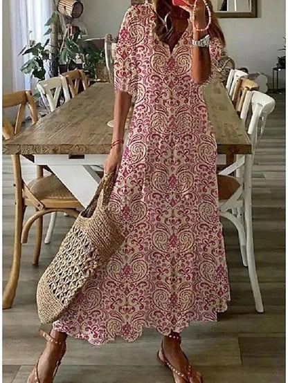 Ocean Whisper - Relaxed Fit Maxi